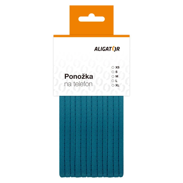 Ponožka na telefon S, tyrkysová