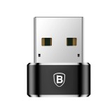 Baseus Adaptér z USB-C na USB-A, černá