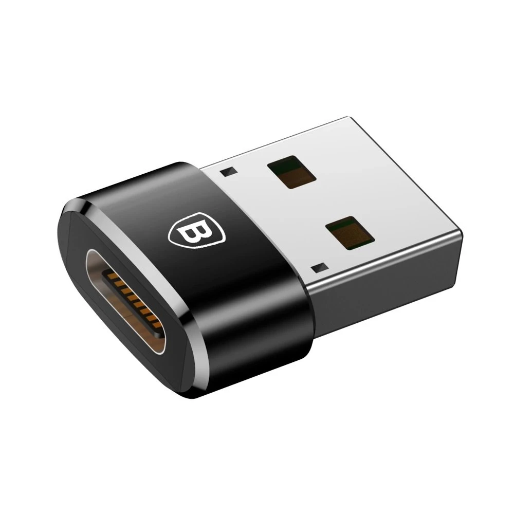 Baseus Adaptér z USB-C na USB-A, černá