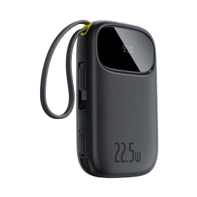 Powerbanka Baseus EnerFill FC31 Qpow 3 20000mAh, 22,5W, s kabelem USB-C a Lightning, černá
