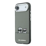 Karl Lagerfeld IML K&CH Heads Logo MagSafe Zadní Kryt pro iPhone Air Black