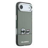 Karl Lagerfeld IML K&CH Heads Logo MagSafe Zadní Kryt pro iPhone Air Black