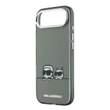 Karl Lagerfeld IML K&CH Heads Logo MagSafe Zadní Kryt pro iPhone Air Black