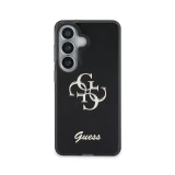 Guess IML 4G Script Metal Logo Zadní Kryt pro Samsung Galaxy 26 Black