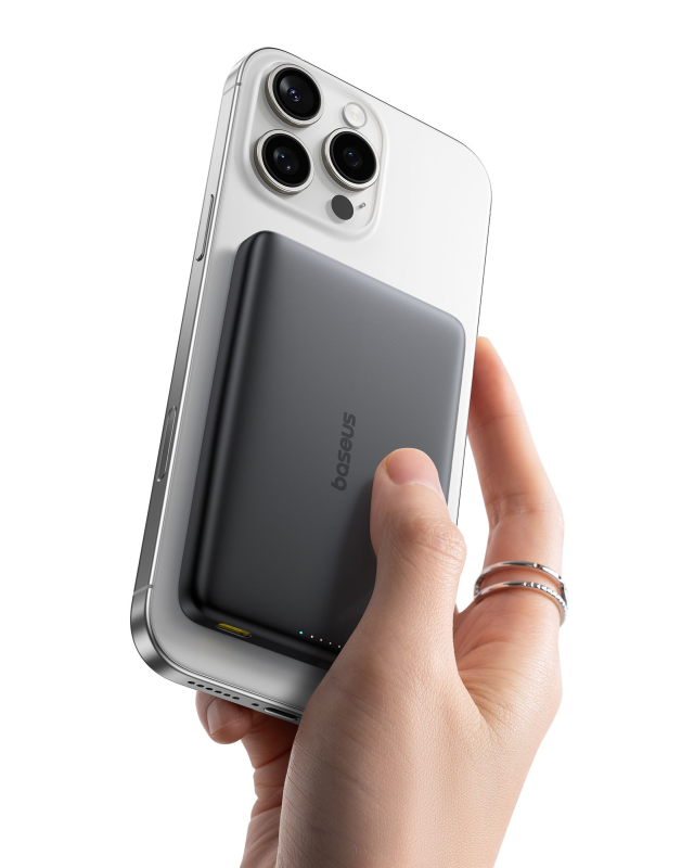 Bezdrátová powerbanka Baseus AM41 Qi2 10000mAh, 27W, černá