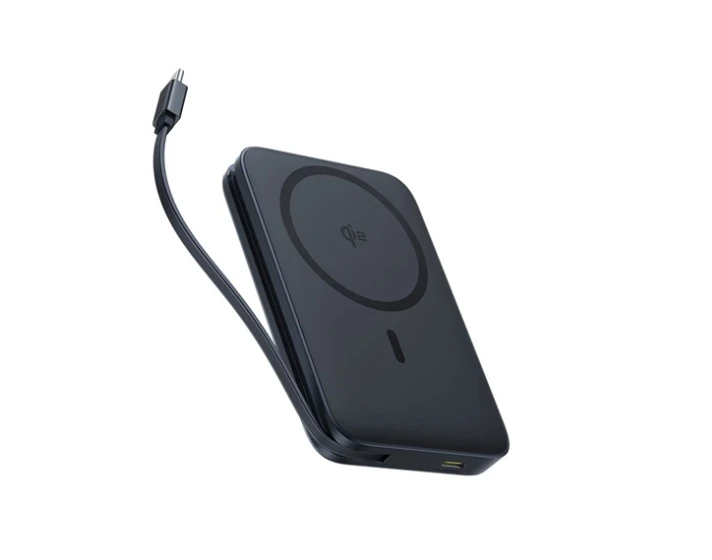 Bezdrátová powerbanka Baseus PicoGo Qi2 10000mAh, 27W, s kabelem USB-C, černá