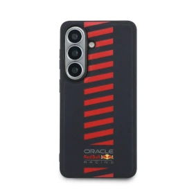 Zadní kryt Red Bull PU Leather Meshed Powerbar Magnetic pro Samsung Galaxy S26, navy