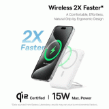 Bezdrátová powerbanka Baseus PicoGo Qi2 5000mAh, 20W, bílá
