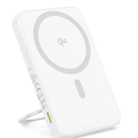 Bezdrátová powerbanka Baseus PicoGo Qi2 5000mAh, 20W, bílá
