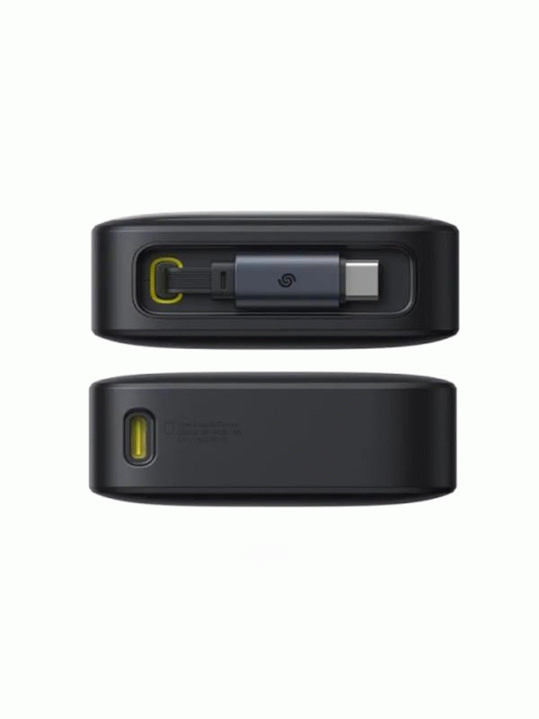 Powerbanka Baseus Free2Pull 20000mAh, 65W, s kabelem USB-C, černá