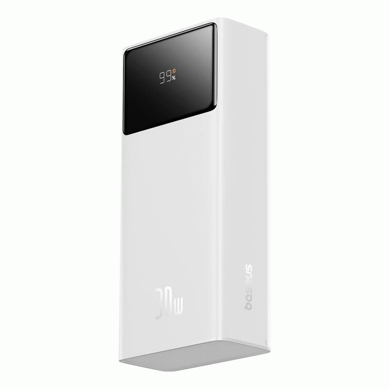 Powerbanka Baseus Star-Lord 30000mAh, 30W, bílá