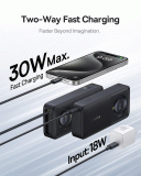 Powerbanka Baseus OS Free2Pull 10000mAh, 30W, s kabelem USB-C, černá