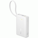 Powerbanka Baseus PicoGo 10000mAh, 45W, s kabelem USB-C, bílá