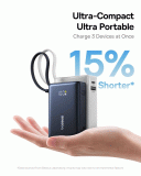 Powerbanka Baseus PicoGo 10000mAh, 45W, s kabelem USB-C, černá