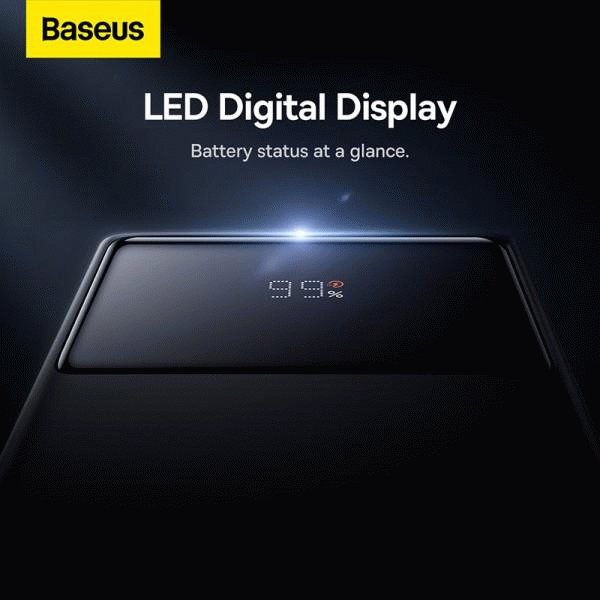 Powerbanka Baseus Star-Lord 30000mAh, 22,5W, černá