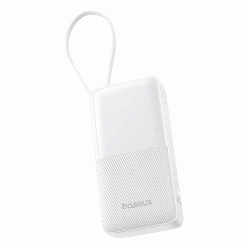 Powerbanka Baseus Bipow 2 20000mAh, 20W, bílá