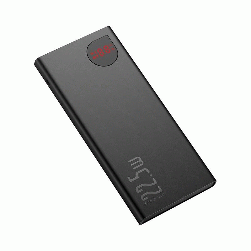 Powerbanka Baseus Adaman 10000mAh, 22,5W, černá