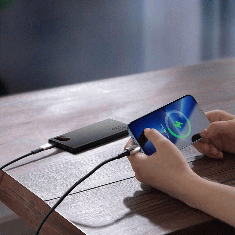 Powerbanka Baseus Adaman 10000mAh, 22,5W, černá