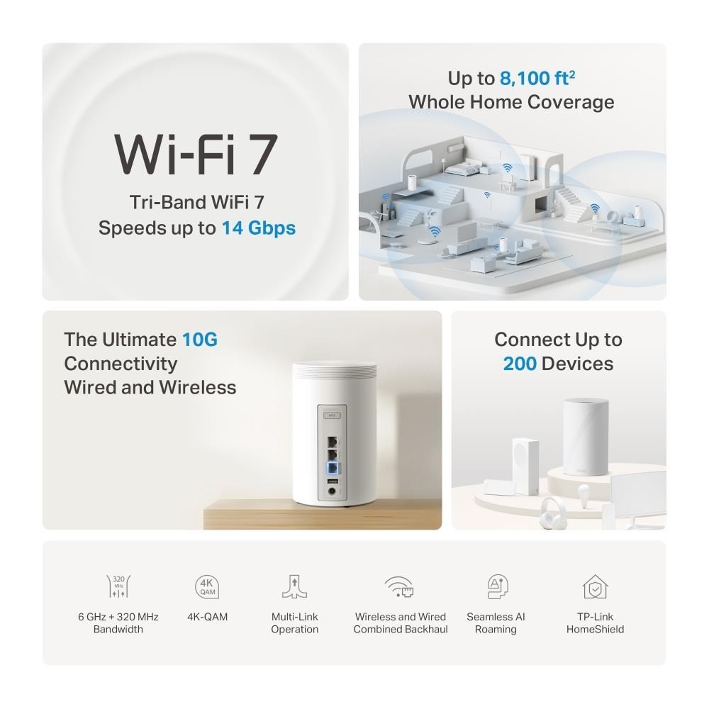 TP-link Wifi7 Deco BE68 mesh (2-pack)