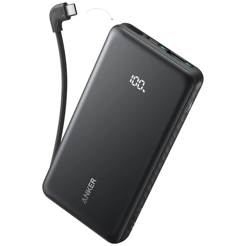 Powerbanka Anker Zolo 20000mAh, 22,5W s kabelem USB-C, černá