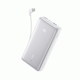 Powerbanka Anker Zolo 10000mAh, 22,5W s kabelem USB-C, bílá