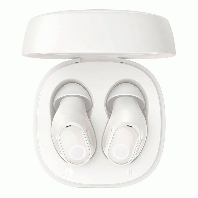 Bluetooth sluchátka Baseus Bowie WM02, bílá