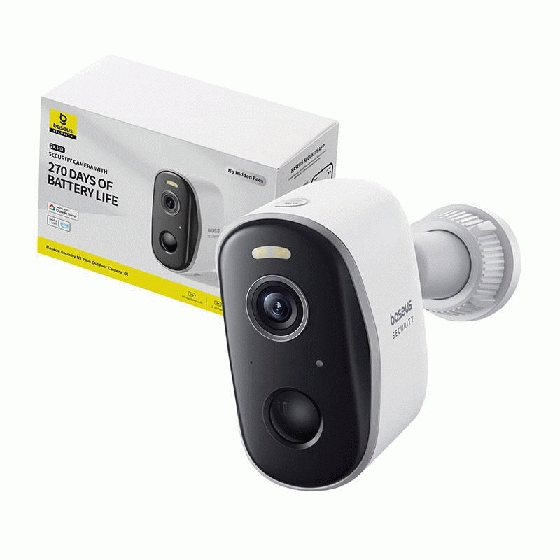 Venkovní kamera Baseus Security N1 Plus 2K, bílá