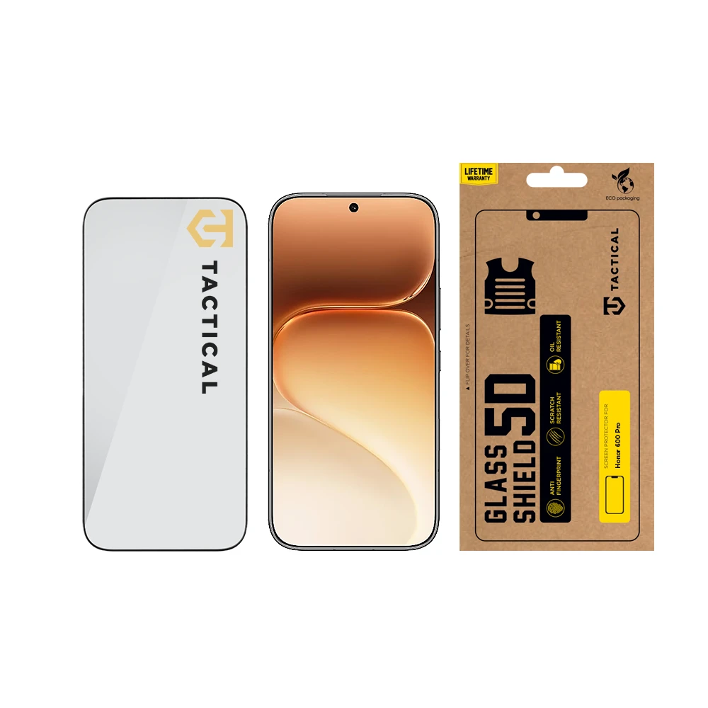 Tactical Glass Shield 5D sklo pro Honor 600 Pro Black