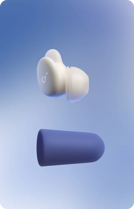 Bluetooth sluchátka Anker soundcore Sleep A30, bílá