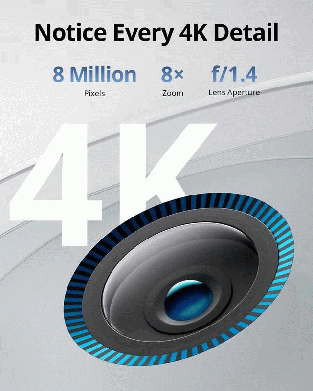 Venkovní kamera se solárním nabíjením Anker eufy S330, 4K, bílá