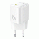 Nabíječka do sítě Baseus PicoGo 45W, 1xUSB-C, bílá
