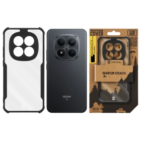 Zadní kryt Tactical Quantum Stealth pro Xiaomi Redmi Note 15 Pro+ 5G/Poco M8 Pro, transparentní černá