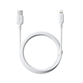 Kabel Baseus Silky USB/Lightning 1m 2.4A, bílá