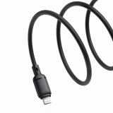 Kabel Baseus Silky USB/Lightning 1m 2.4A, černá