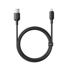 Kabel Baseus Silky USB/Lightning 1m 2.4A, černá