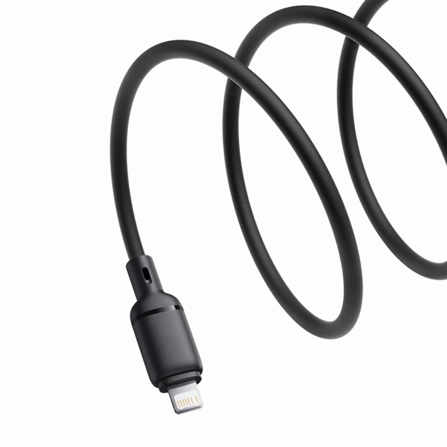 Kabel Baseus Silky USB/Lightning 1m 2.4A, černá