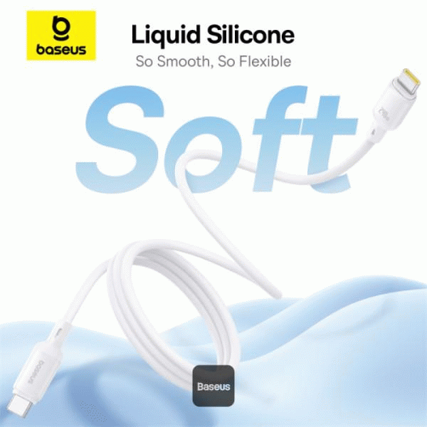 Magnetický kabel Baseus PicoGo USB-C/USB-C 1m 240W, bílá