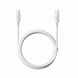 Kabel Baseus Silky USB-C/USB-C 1m 100W, bílá