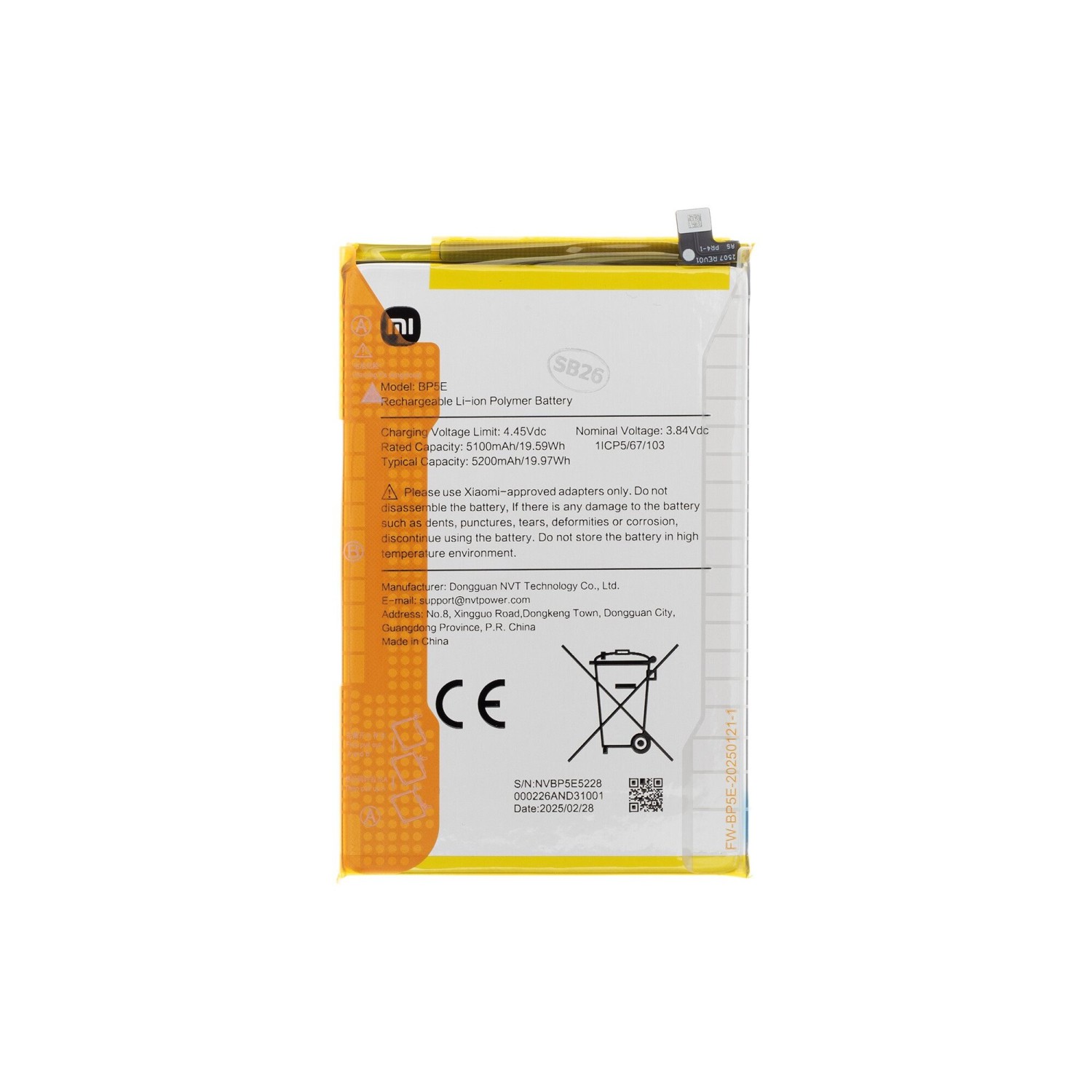 Baterie Xiaomi BP5E 5200mAh (OEM)