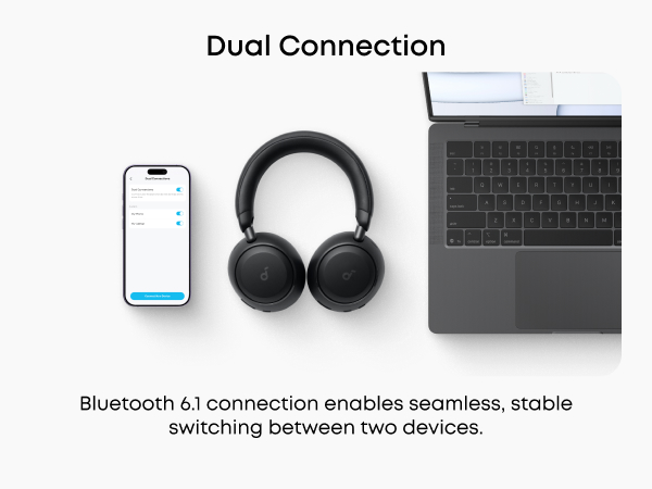 Bluetooth sluchátka Anker soundcore Space 2, černá