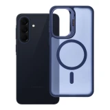 Case for Samsung A57 Forcell F-Protect Shadow Stand Premium compatible with MagSafe navy blue