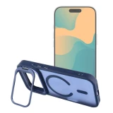 Case for iPhone 17 Pro Max / 18 Pro Max Forcell F-Protect Shadow Stand Premium compatible with MagSafe navy blue