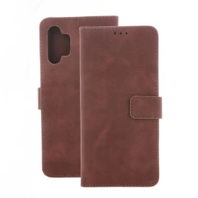 Flipové pouzdro Smart Velvet pro Xiaomi Redmi Note 15 5G, hnědá