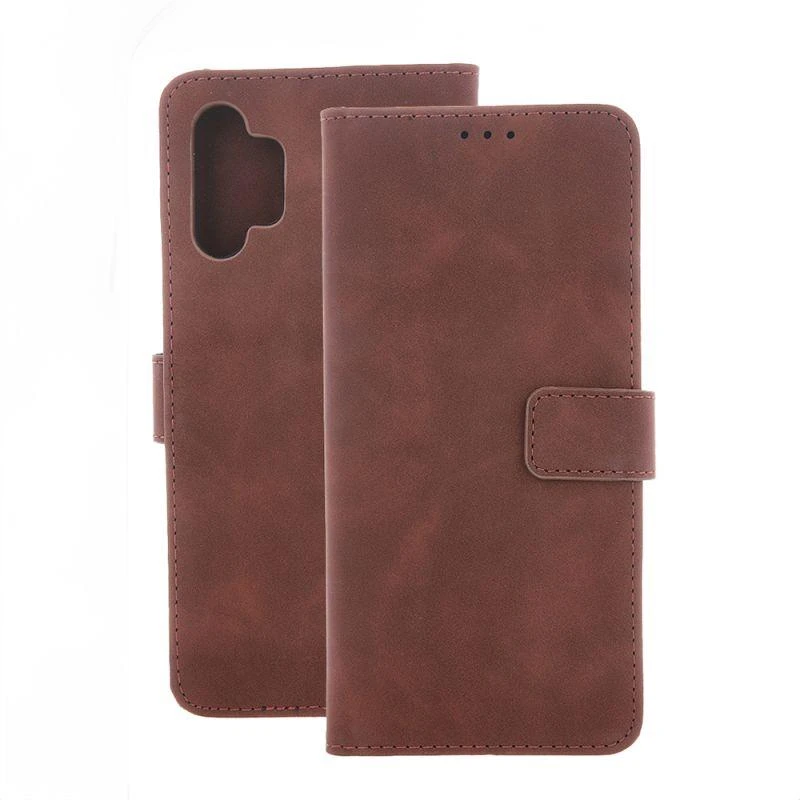 Flipové pouzdro Smart Velvet pro Xiaomi Redmi Note 15 5G, hnědá