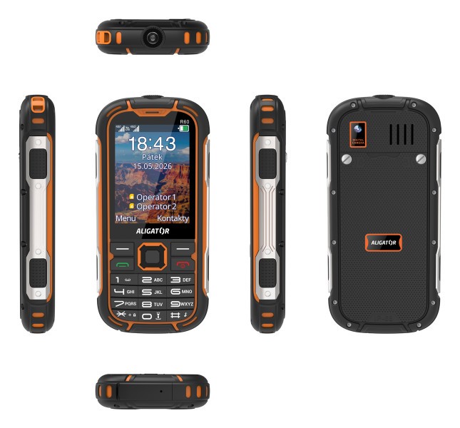 Aligator R60 4G eXtremo černá / oranžová