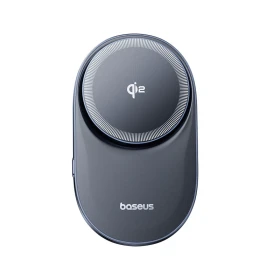 Držák do auta s bezdrátovým nabíjením Qi2 Baseus PrimeTrip VC1 Pro do ventilační mřížky, černá