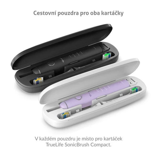 TrueLife SonicBrush Compact Duo černá / levandulová