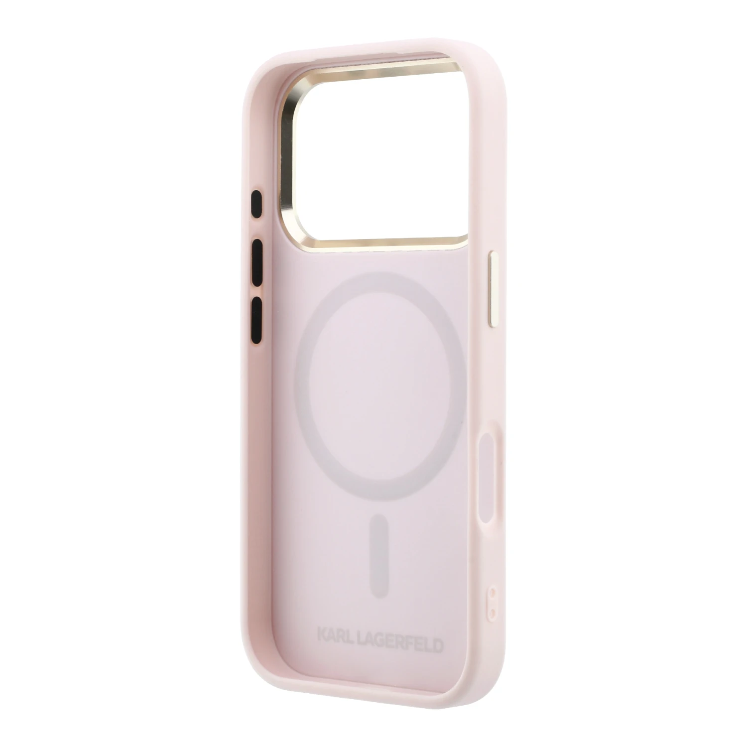 Karl Lagerfeld PU Perforated Monogram MagSafe Zadní Kryt pro iPhone 17 Pro Max Pink