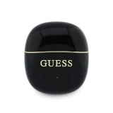 Guess Gold Line Glossy Classic Logo TWS Bezdrátová Sluchátka Black