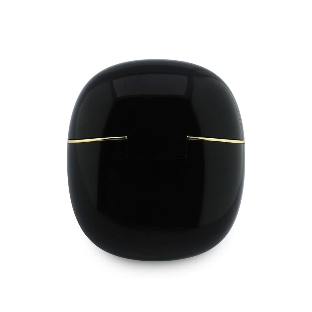 Guess Gold Line Glossy Classic Logo TWS Bezdrátová Sluchátka Black